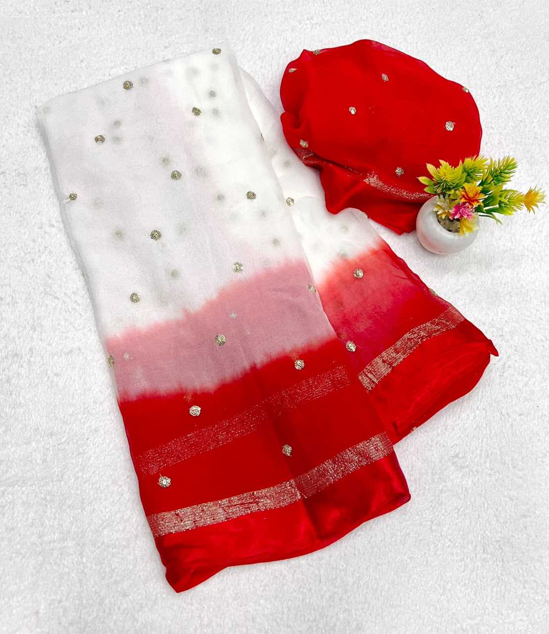 Satin Georgette Saree