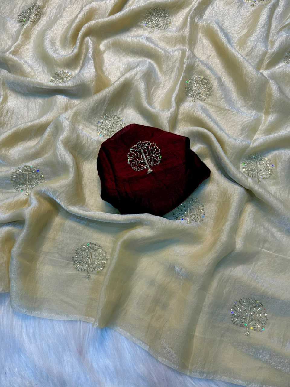 Space Silk Designer Saree