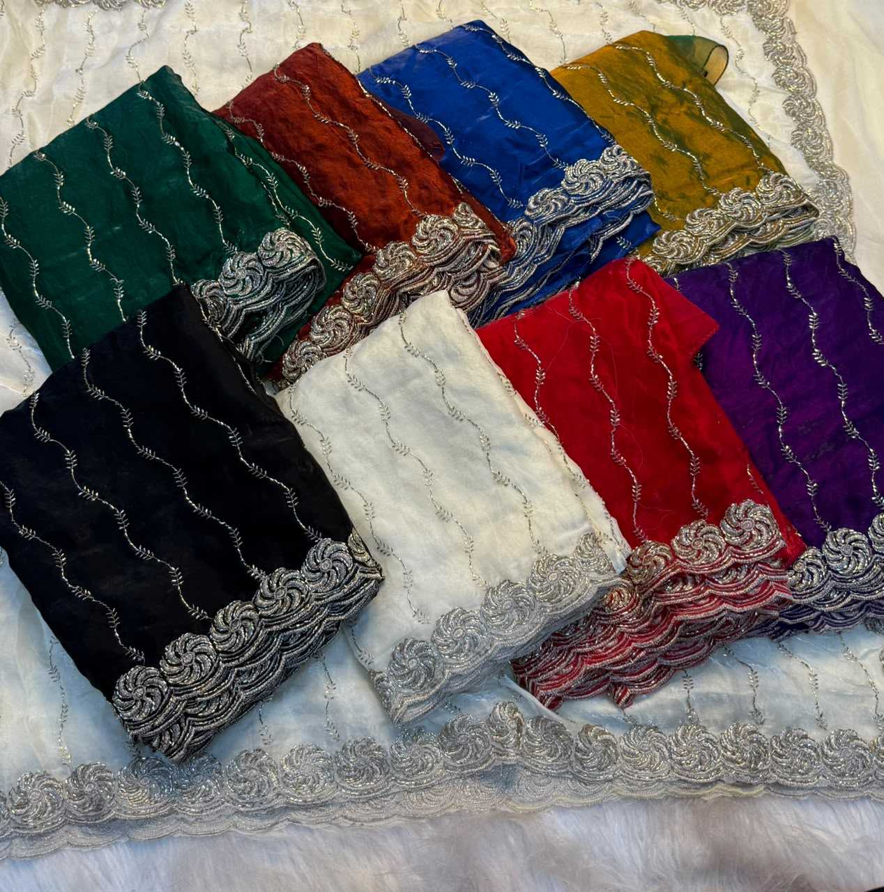 Space Silk Brocade Saree