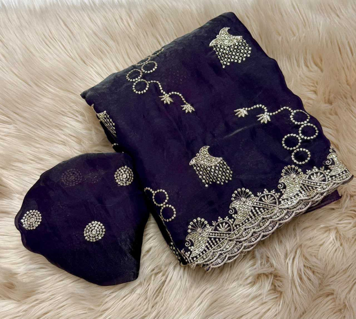 Space Silk Party Wear Saree