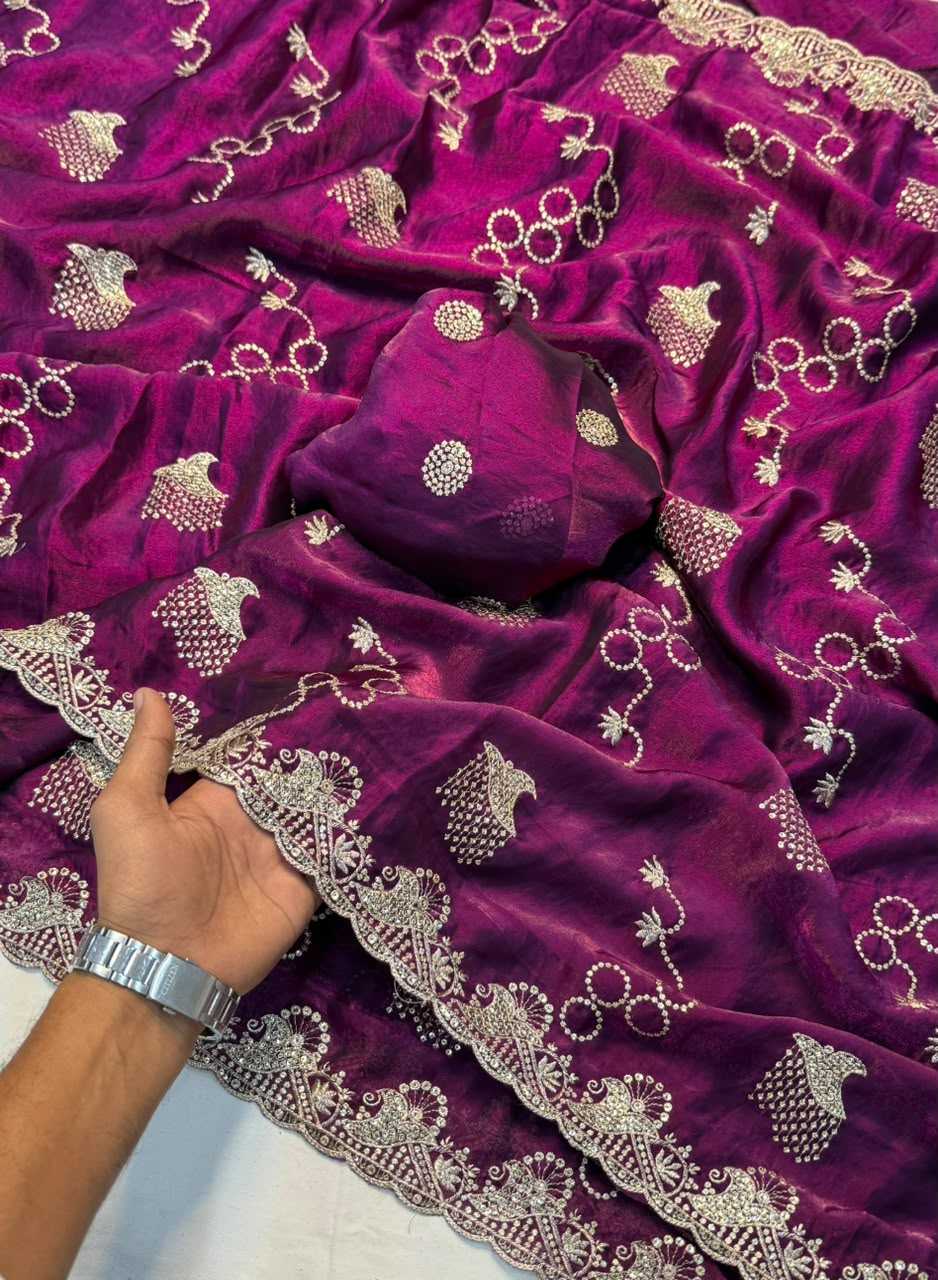 Space Silk Party Wear Saree
