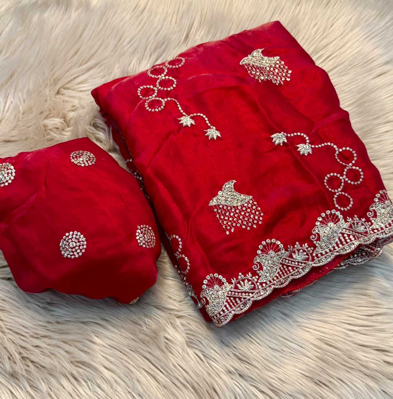 Space Silk Party Wear Saree
