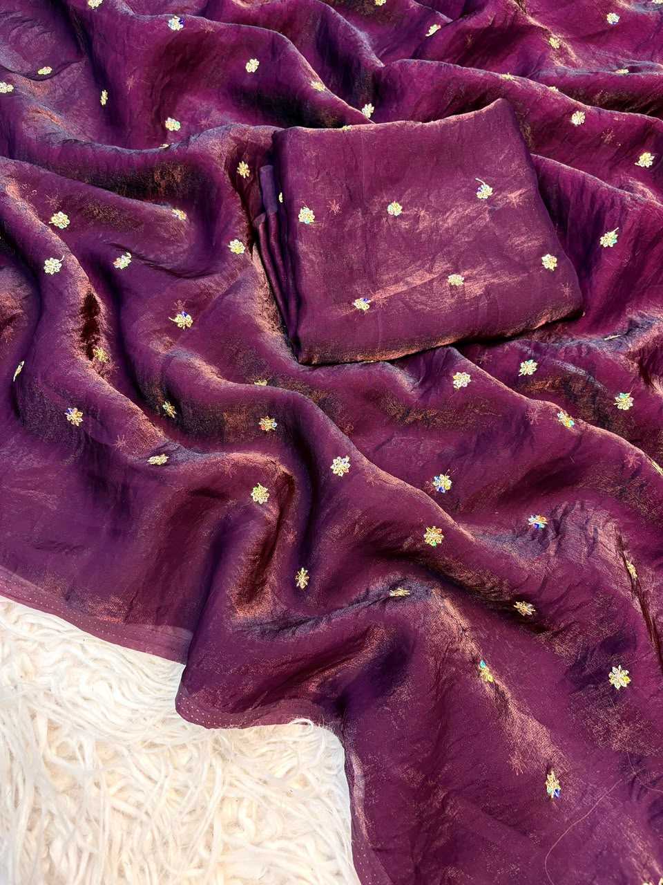 Pallavi Space Silk Soft Saree