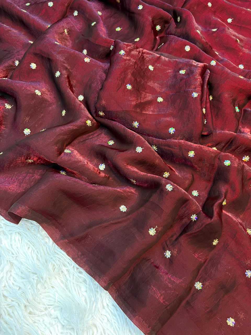 Pallavi Space Silk Soft Saree