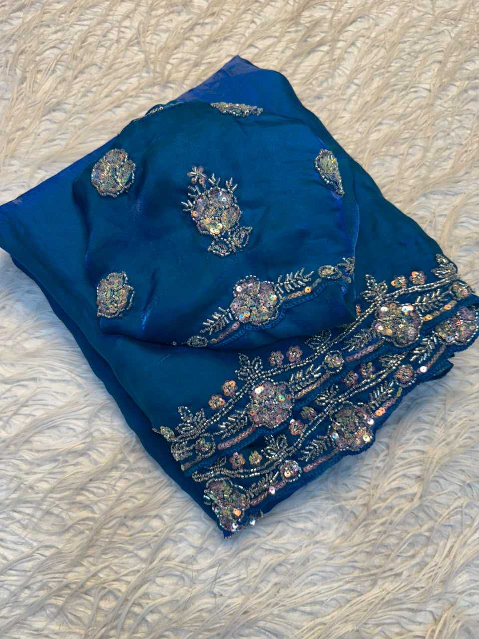 Space Silk Designer Saree