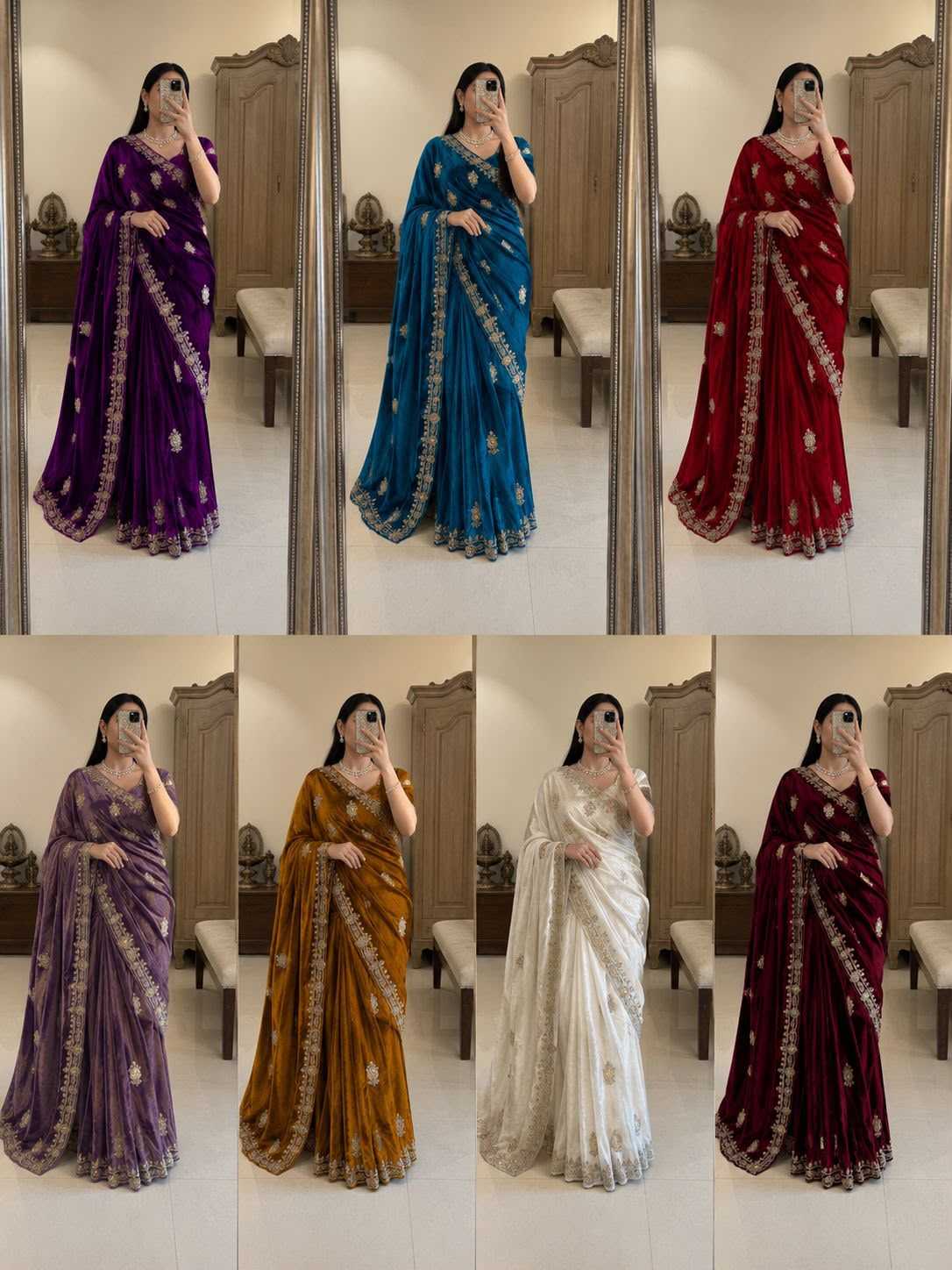 Space Silk Designer Saree