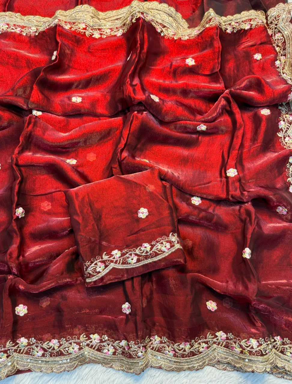 Space Silk Designer Saree