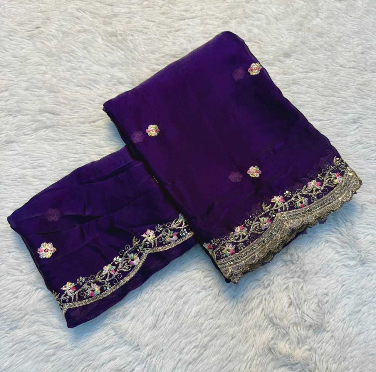 Space Silk Designer Saree
