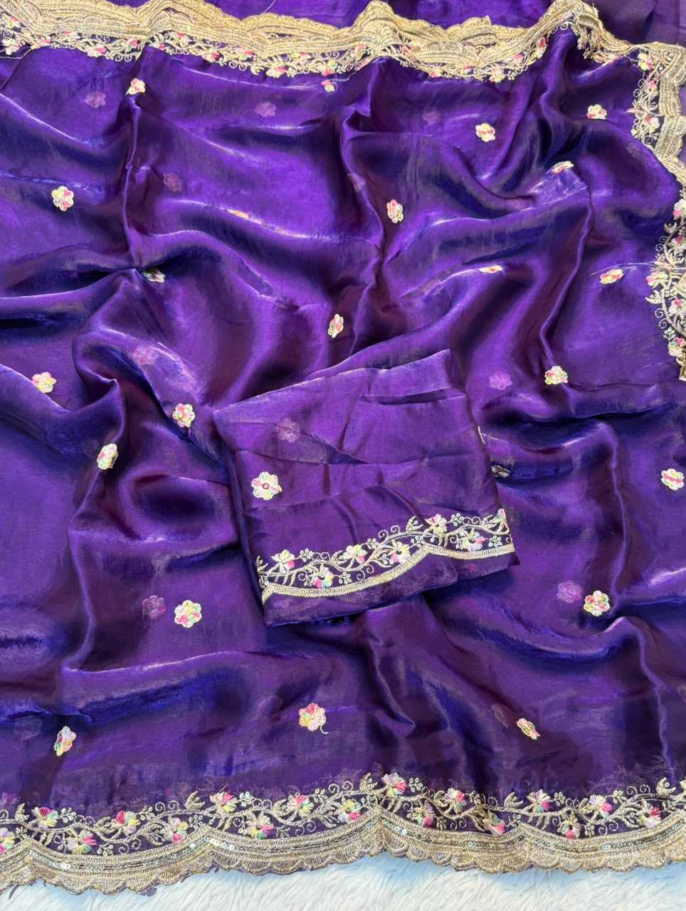 Space Silk Designer Saree