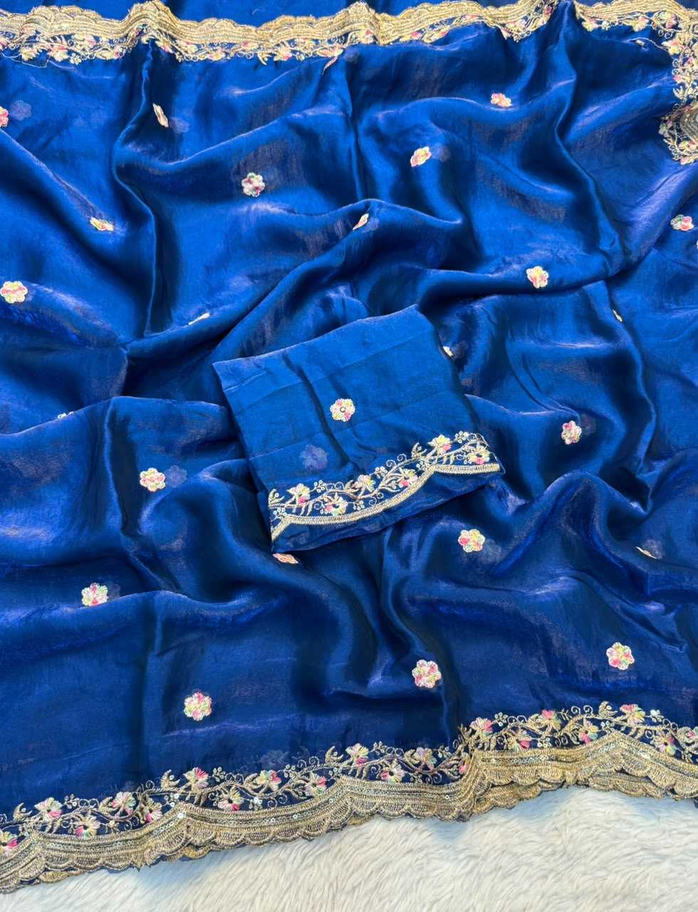 Space Silk Designer Saree