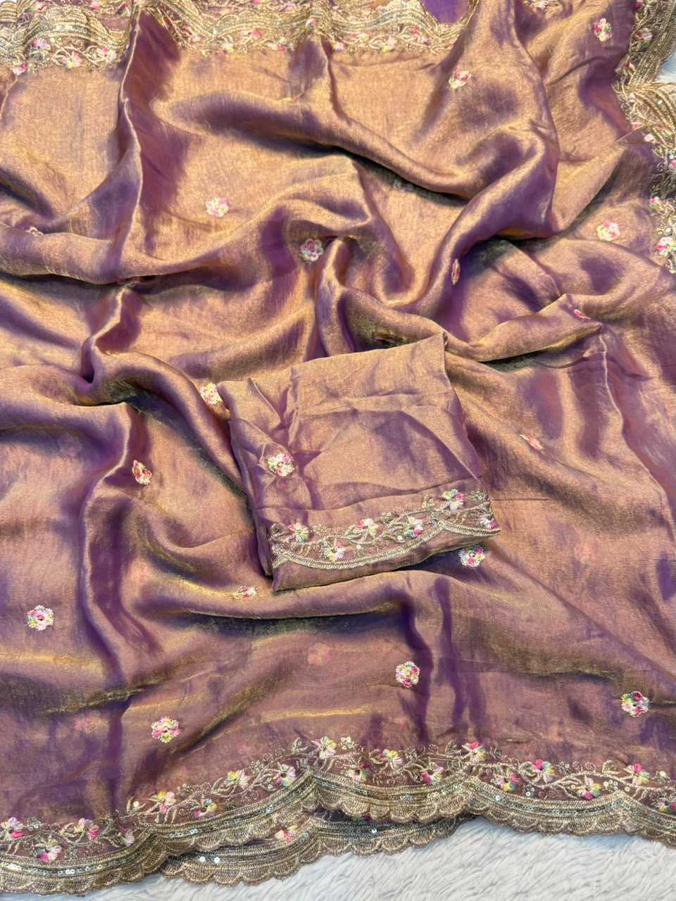 Space Silk Designer Saree