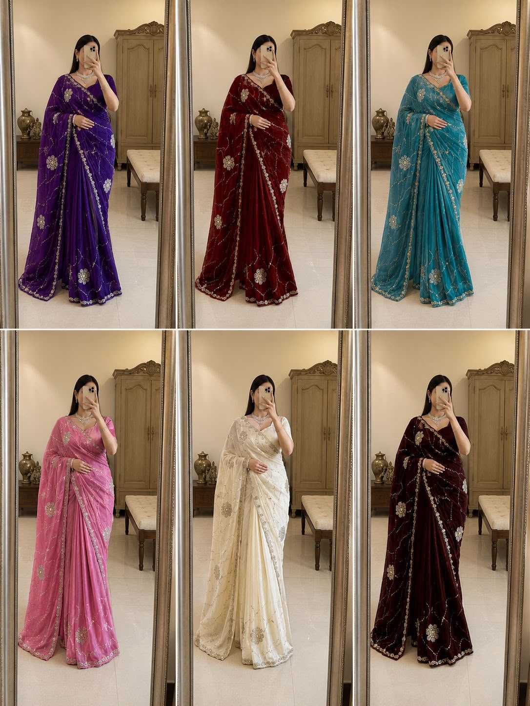 Space Silk Traditional Saree