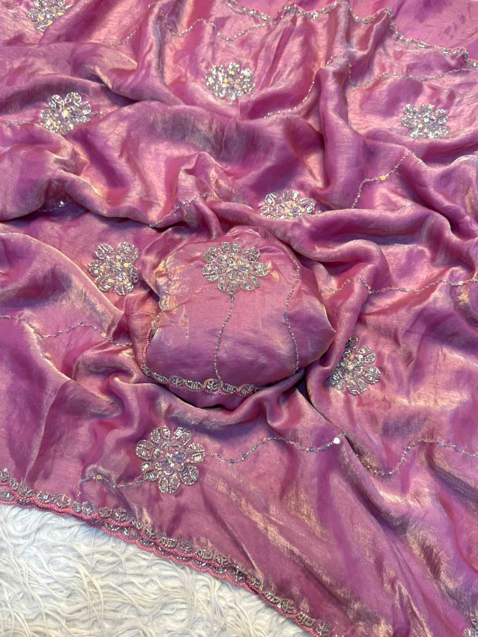 Space Silk Traditional Saree