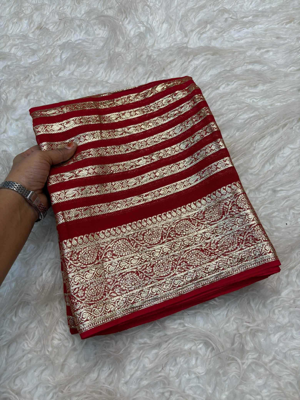 Advika Pure Viscos Georgette Saree