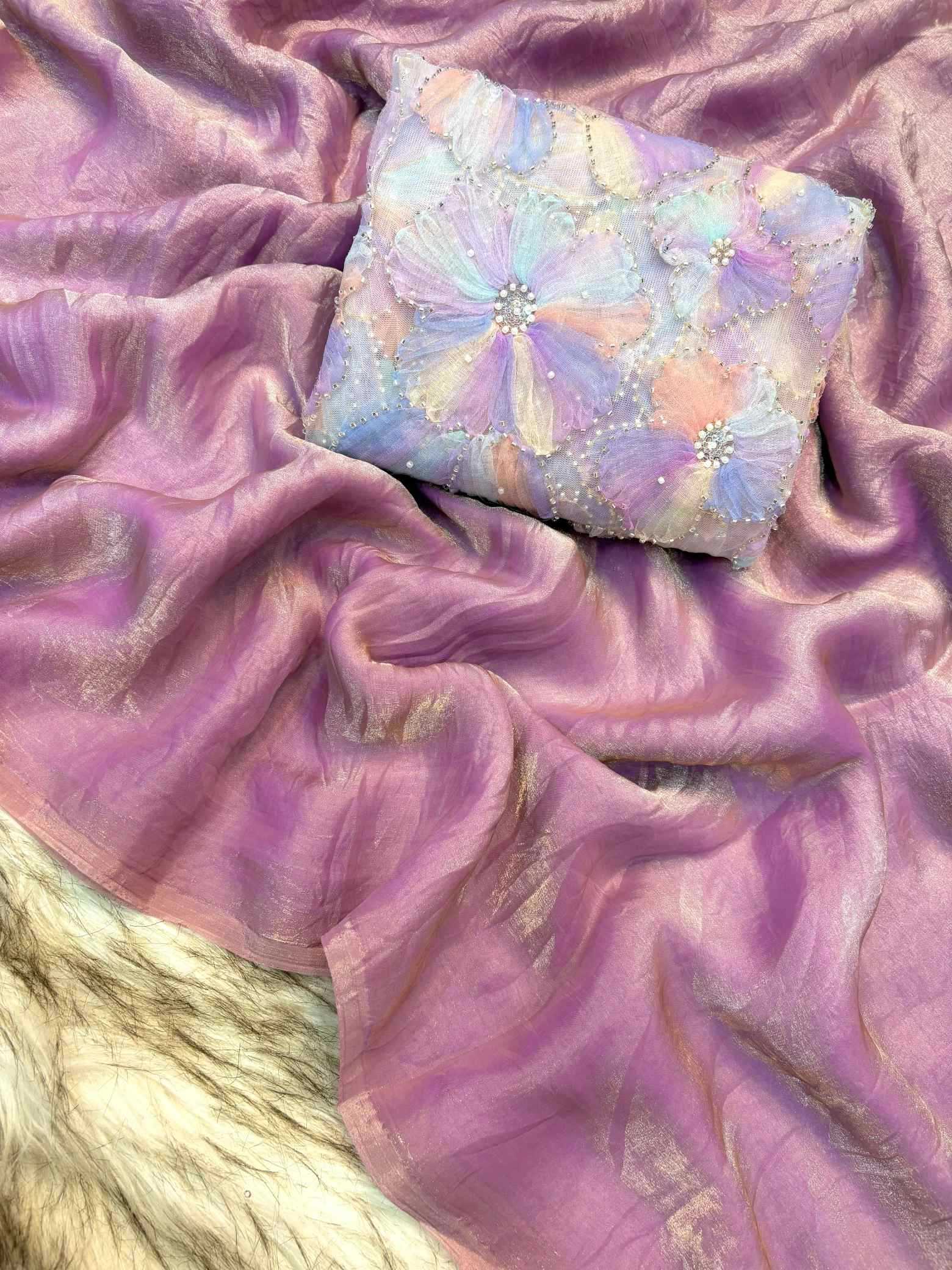 Satin Silk Soft Saree