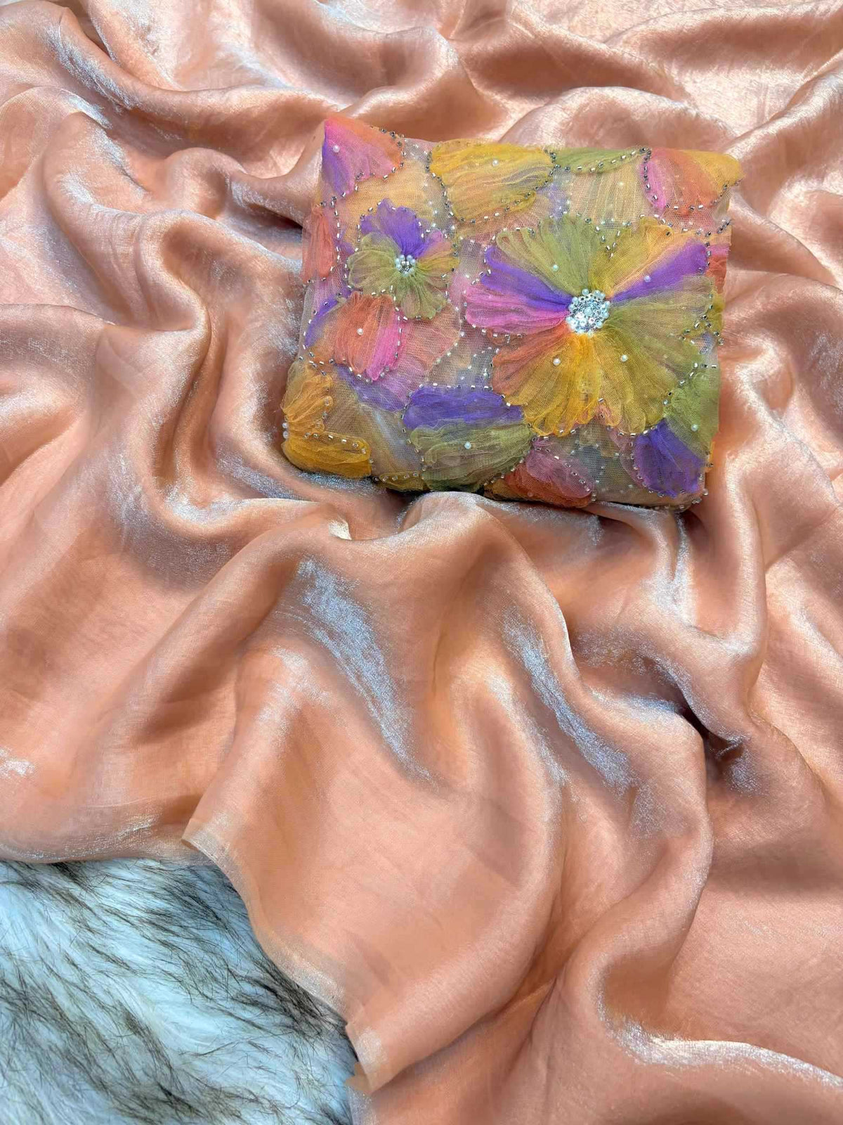 Satin Silk Soft Saree