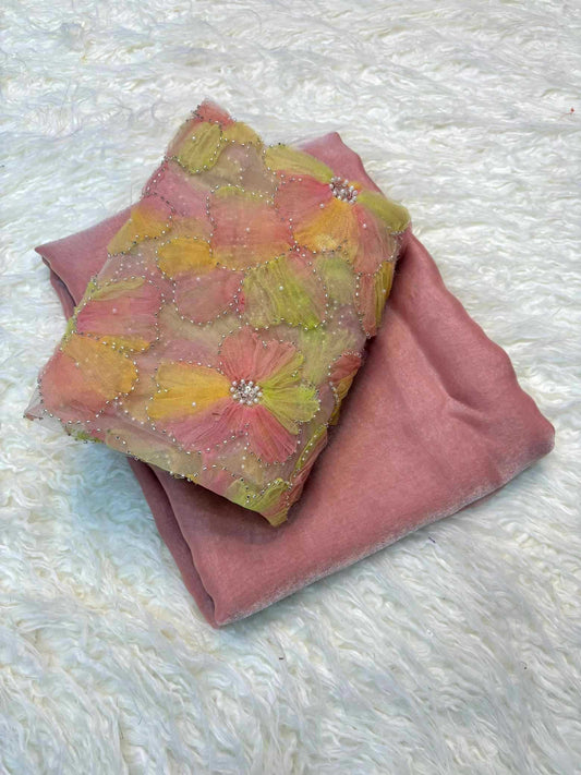 Satin Silk Soft Saree