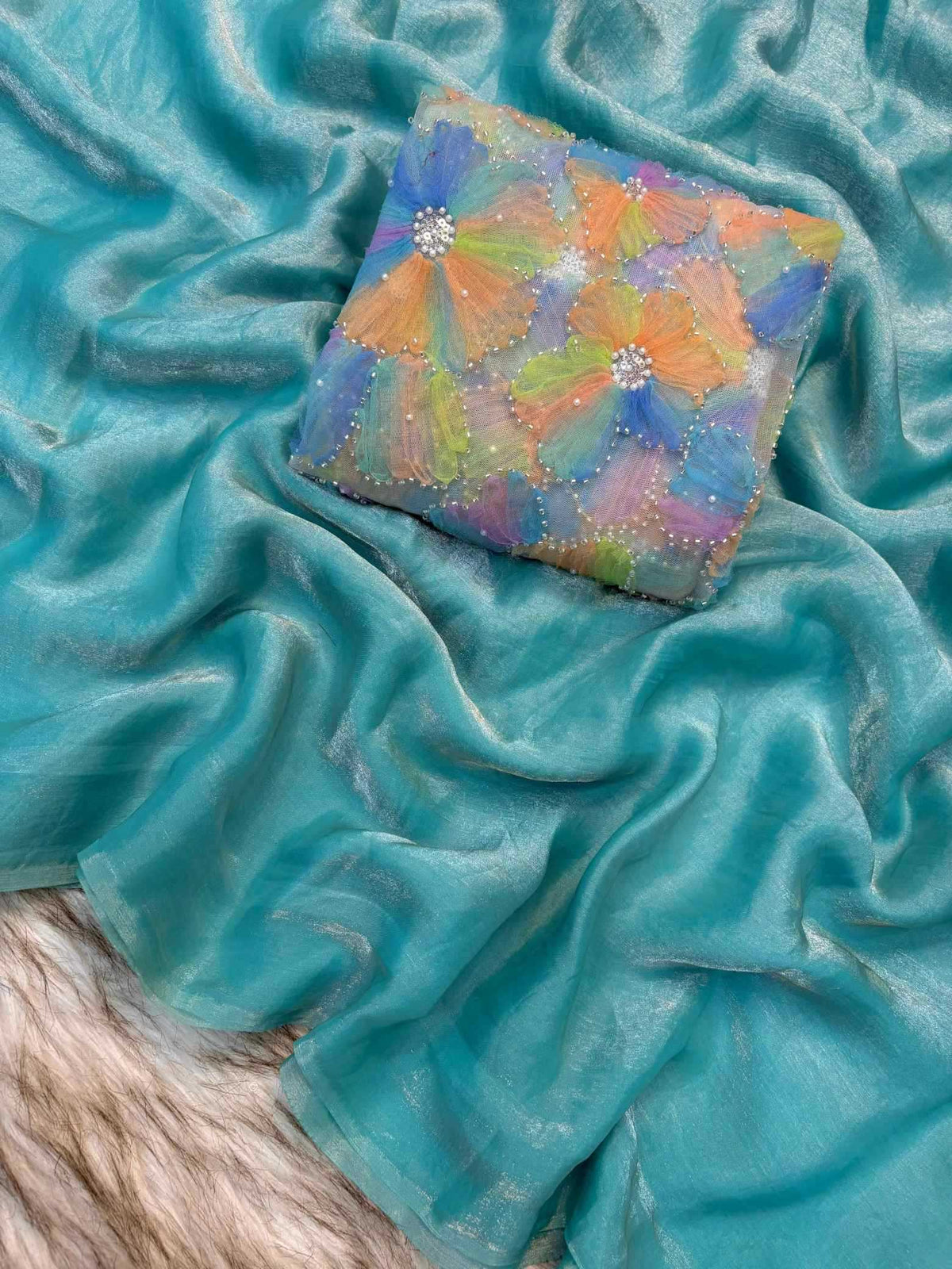 Satin Silk Soft Saree