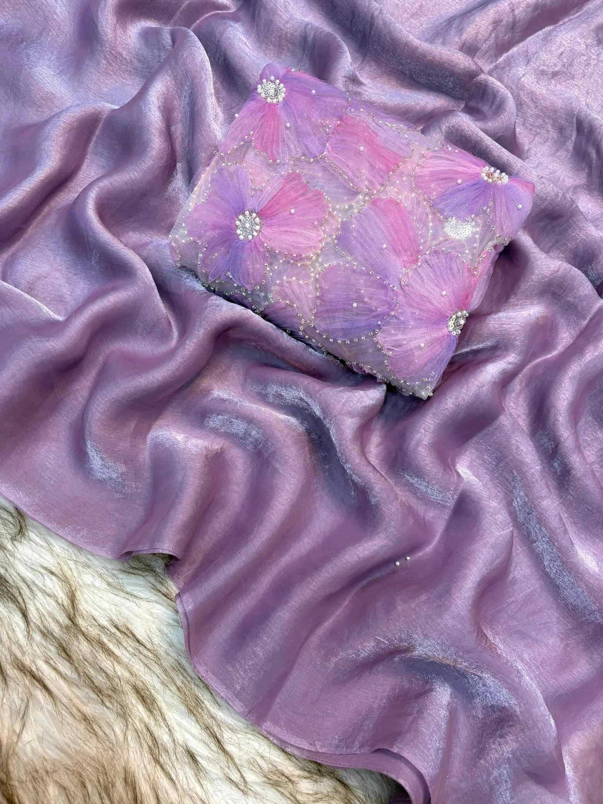 Satin Silk Soft Saree
