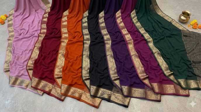 Chandrika Chiffon Designer Saree