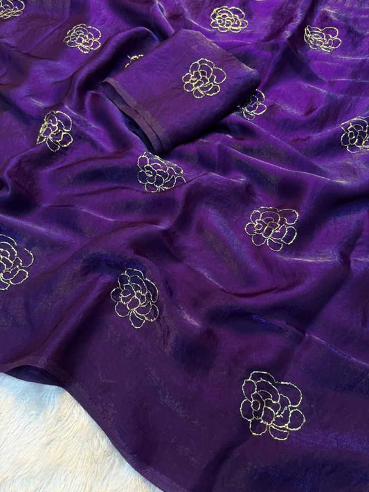 Charulata Space Silk Traditional Saree