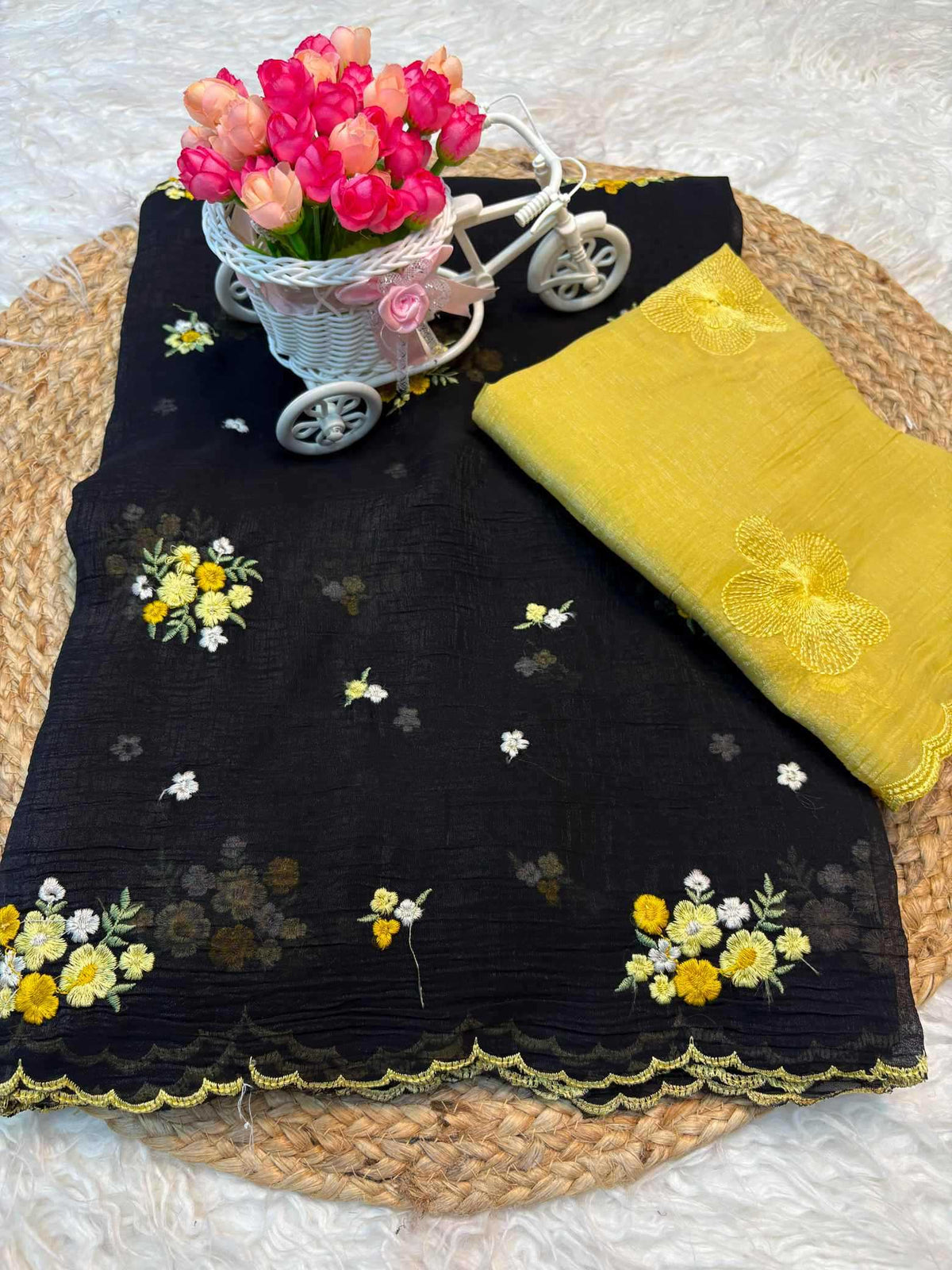 Crunchi Designer Saree