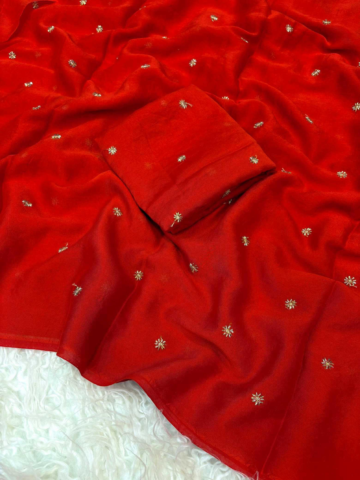Soft Cursh Designer Saree