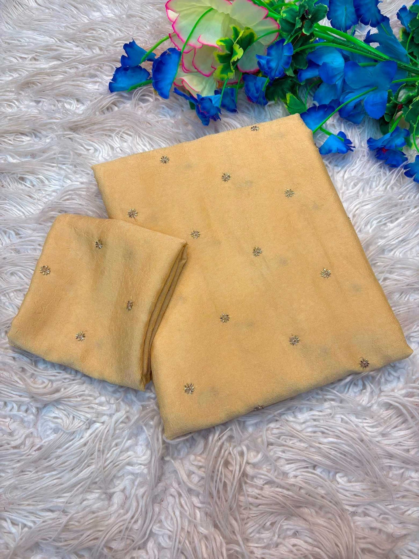 Soft Cursh Designer Saree
