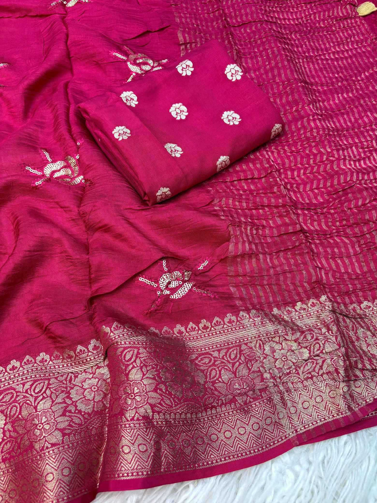 Darshika Soft Dola Sequence Saree