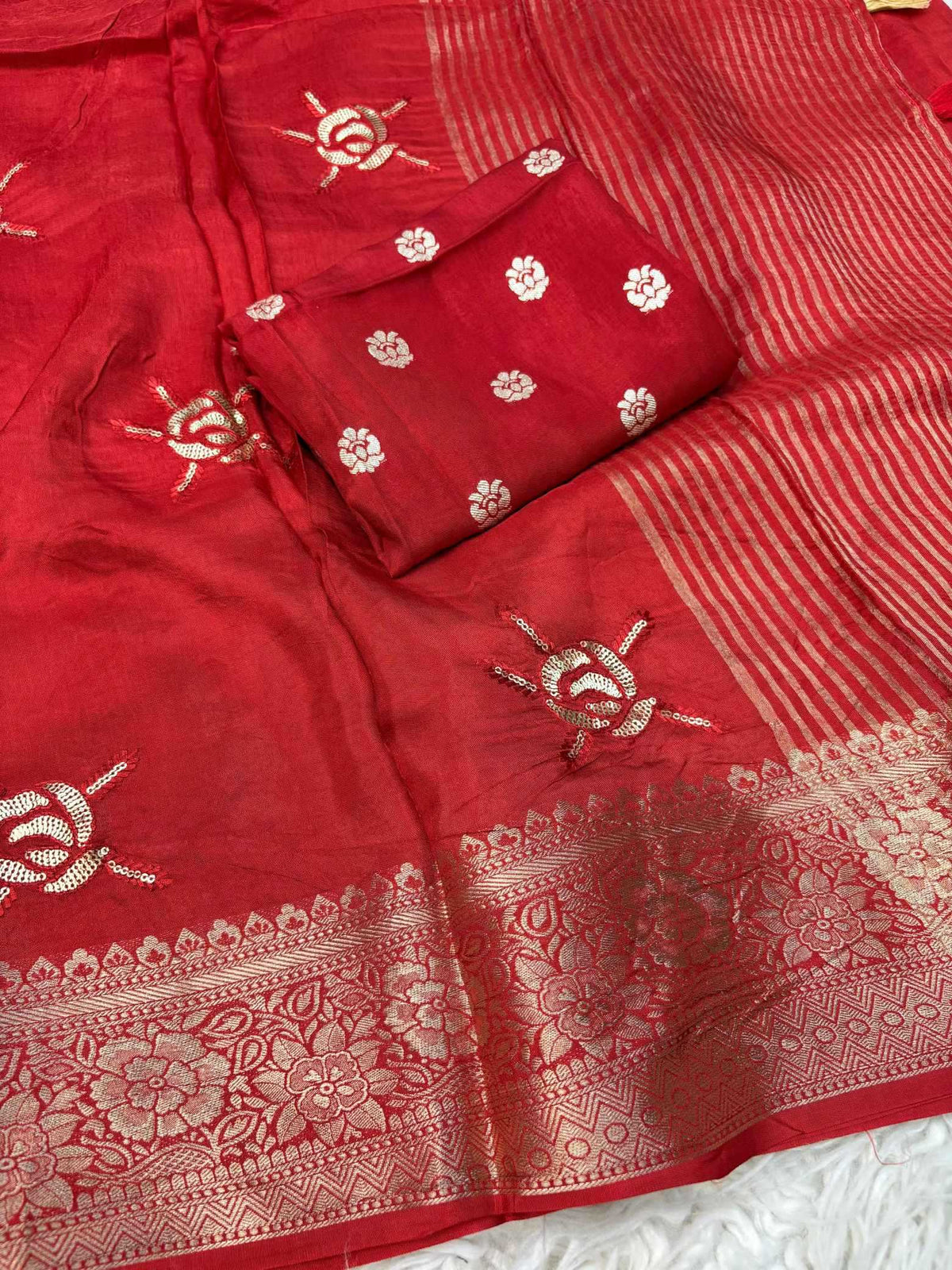 Darshika Soft Dola Sequence Saree