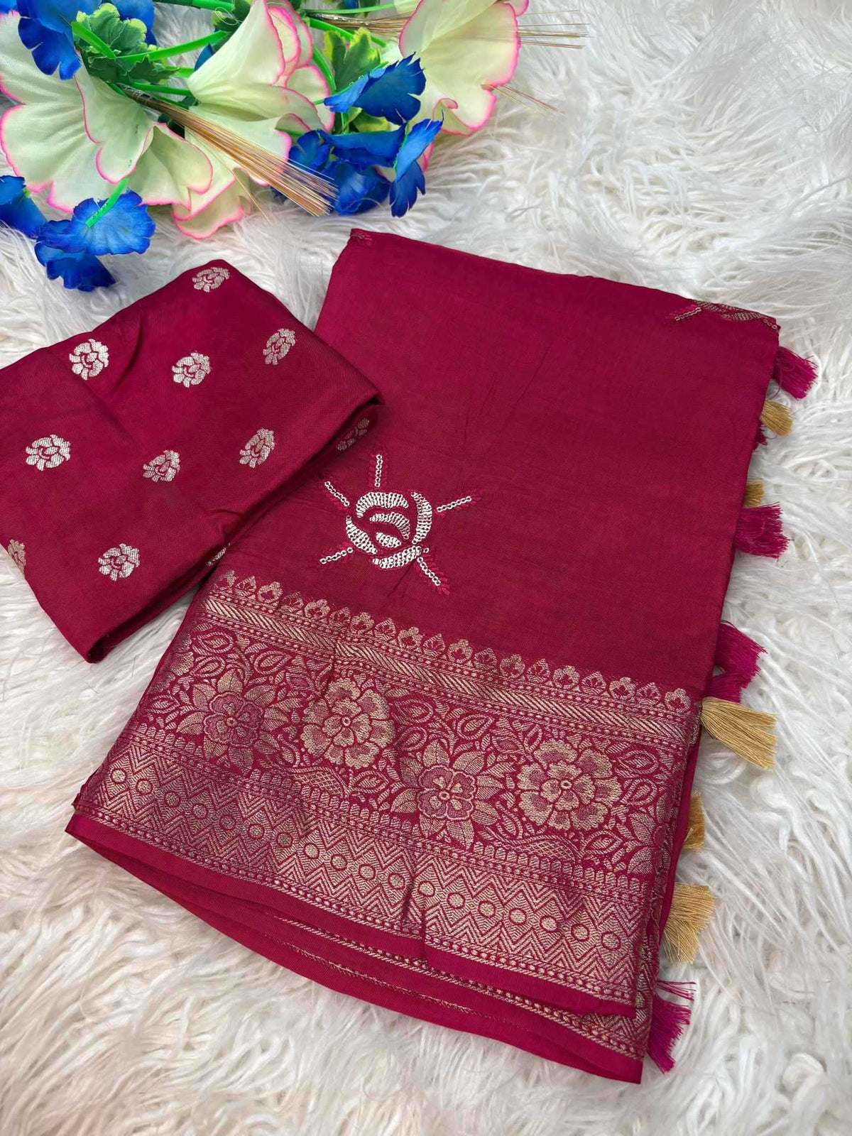Darshika Soft Dola Sequence Saree