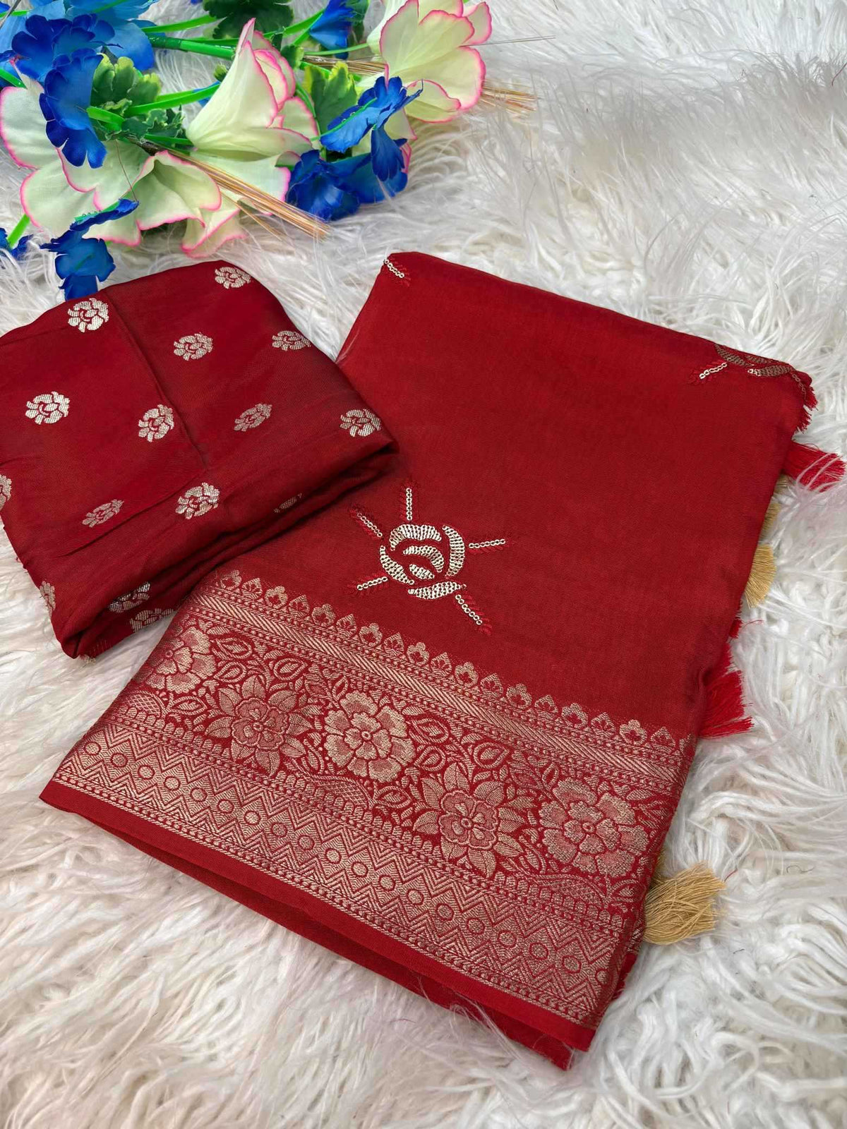 Darshika Soft Dola Sequence Saree