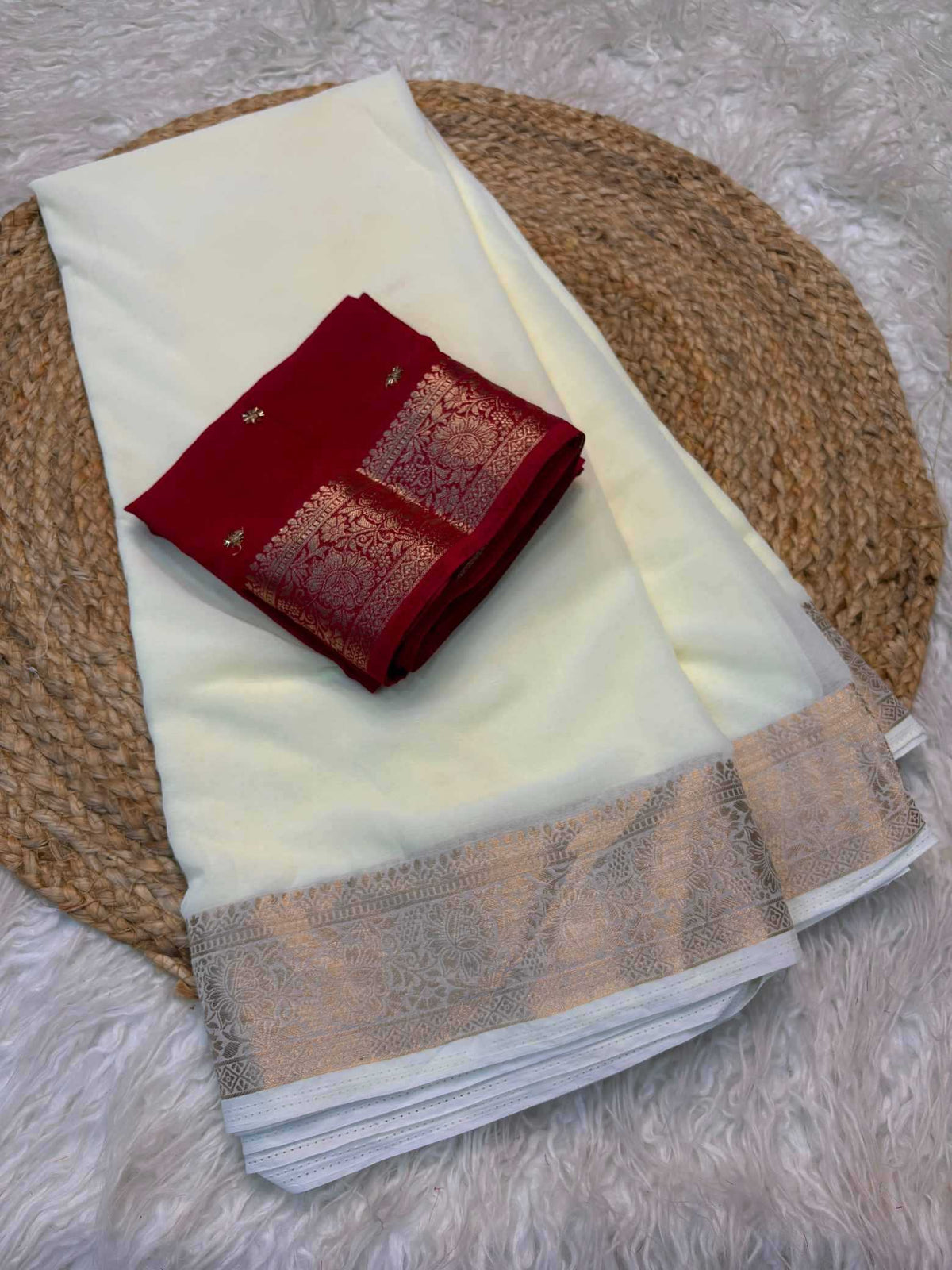 Dhairya Chiffon Saree