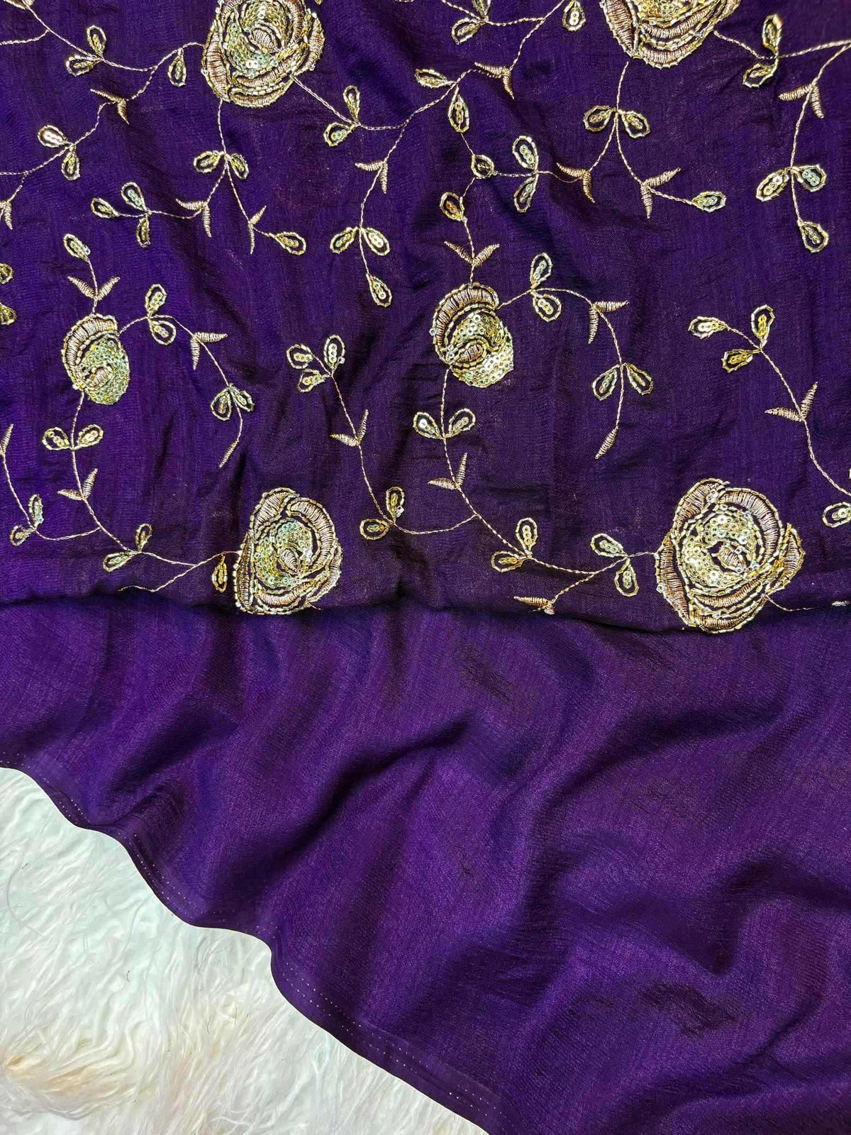 Ditya Rose Silk Party Wear Saree