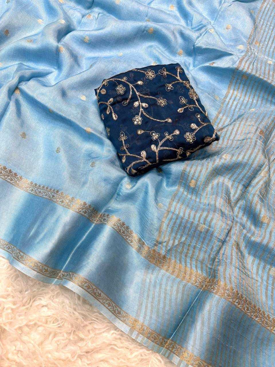 Russian Silk Jacquard Saree