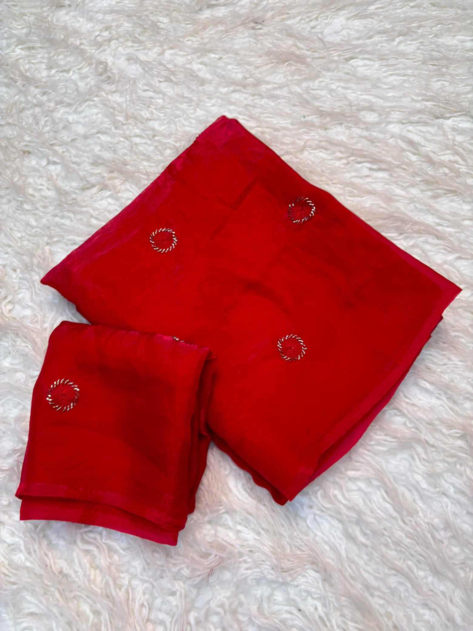 Satin Designer Saree