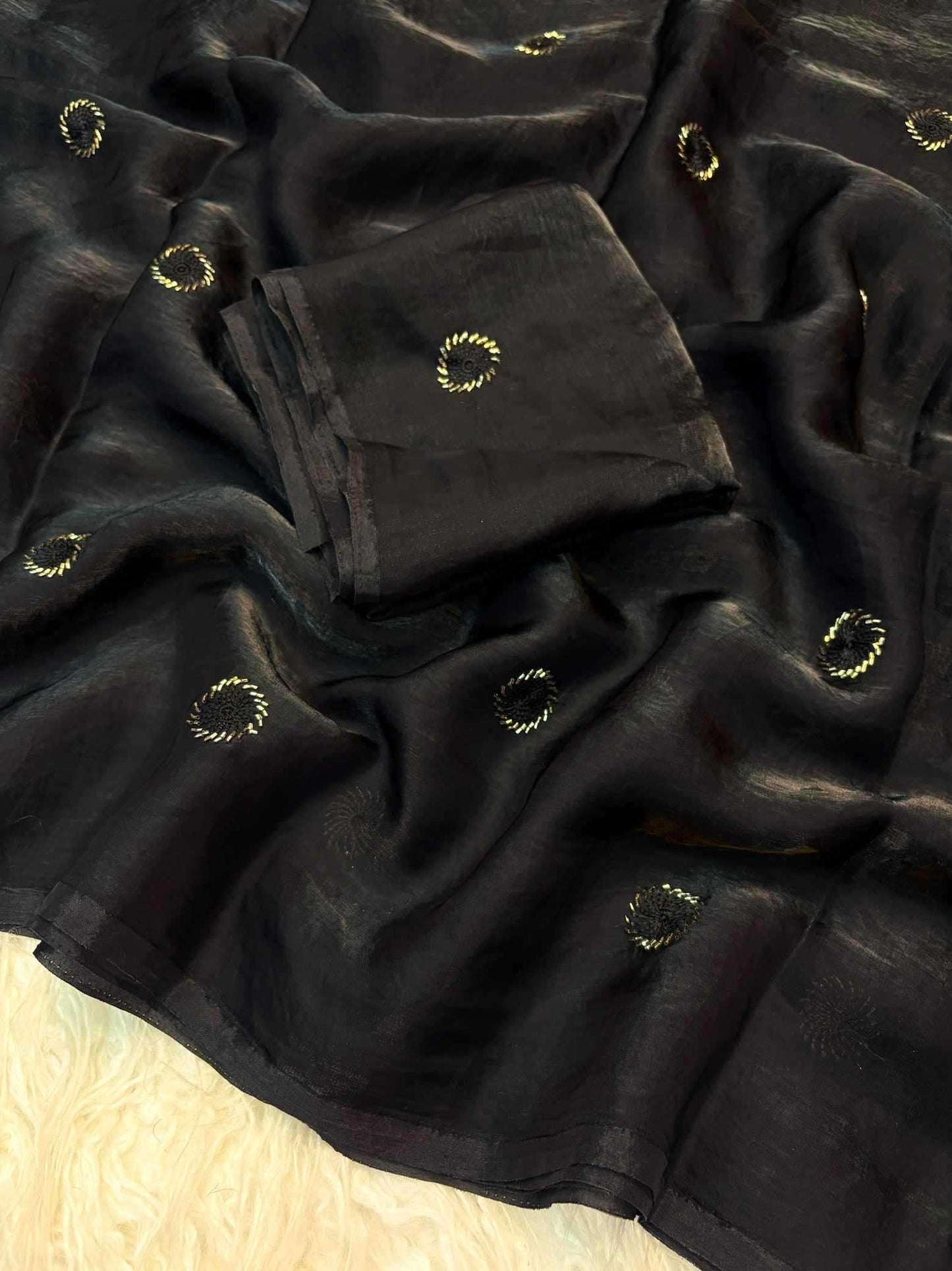 Satin Designer Saree