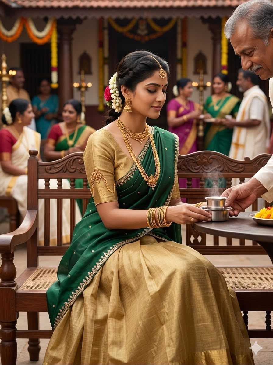 Tissue Silk Designer Lehenga