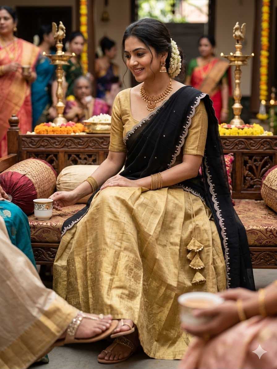 Tissue Silk Designer Lehenga
