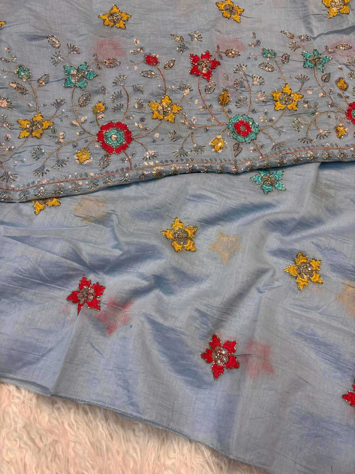 Mul Cotton Designer Saree