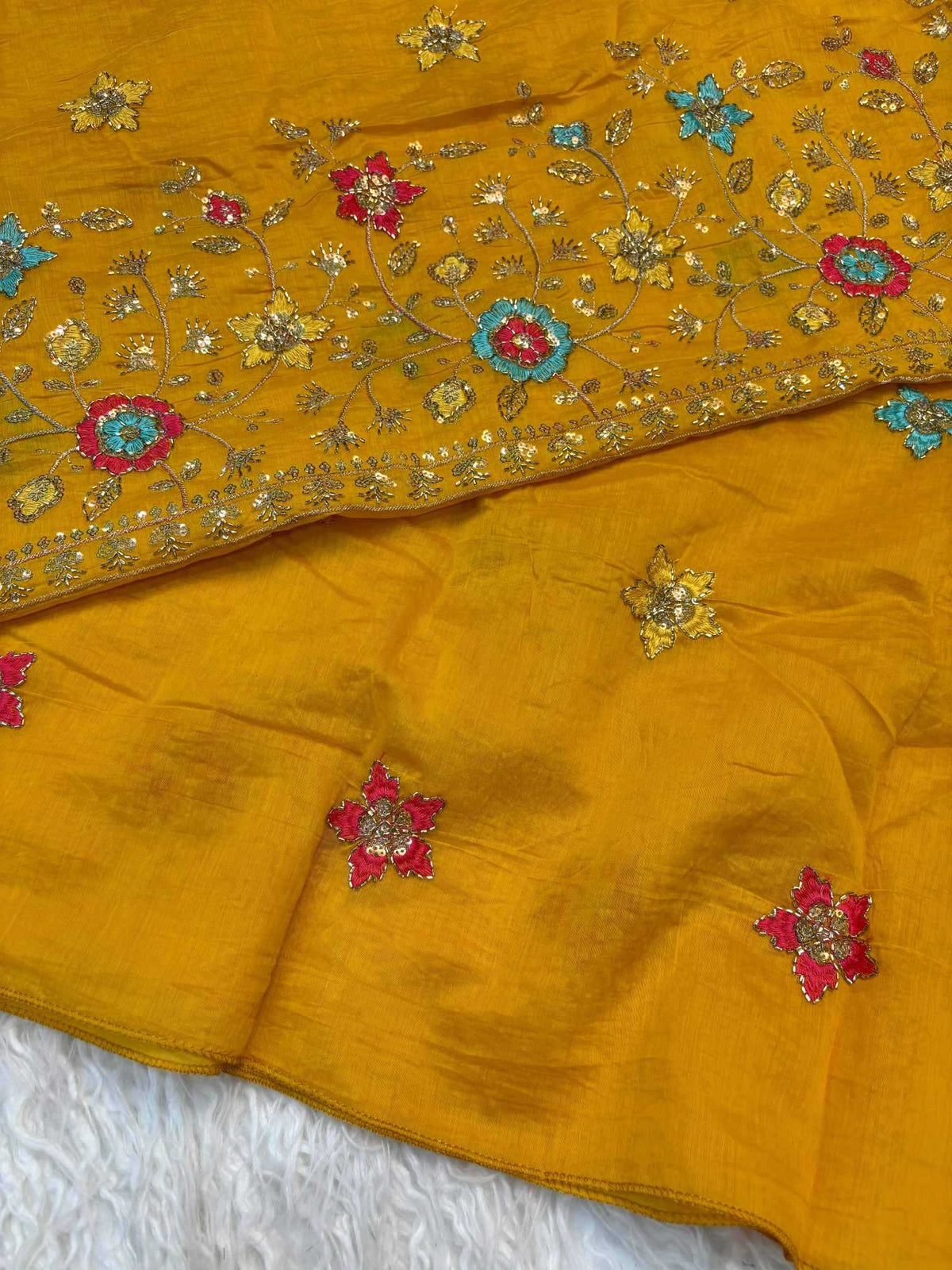 Mul Cotton Designer Saree