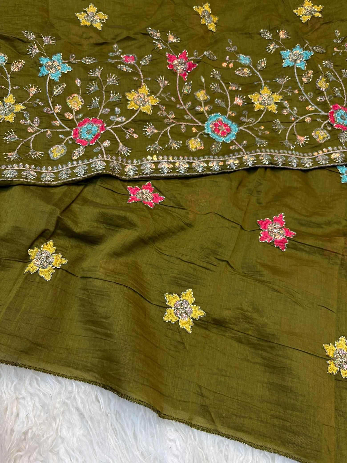 Mul Cotton Designer Saree