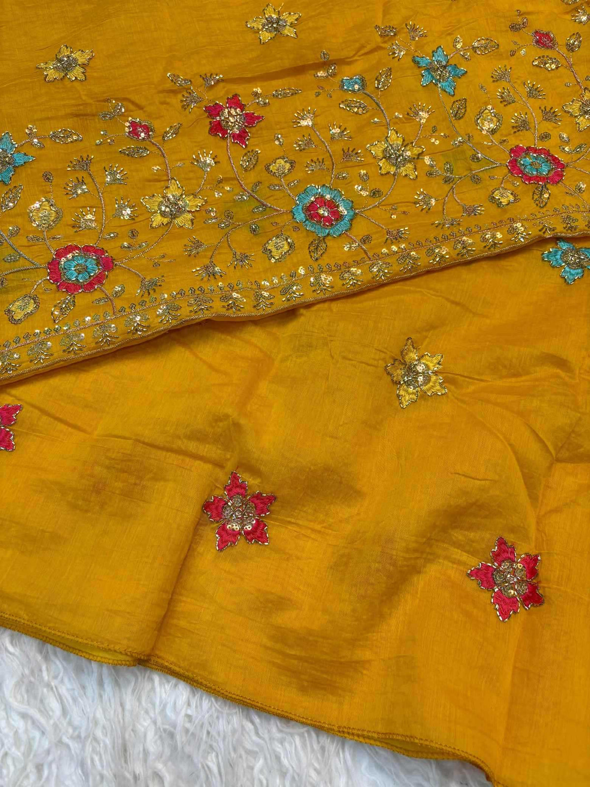 Mul Cotton Designer Saree