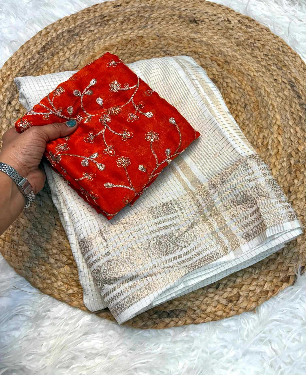 Soft Dola Designer Saree