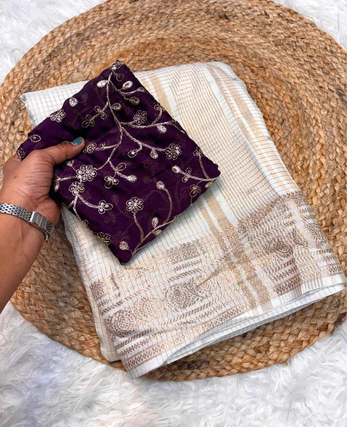 Soft Dola Designer Saree