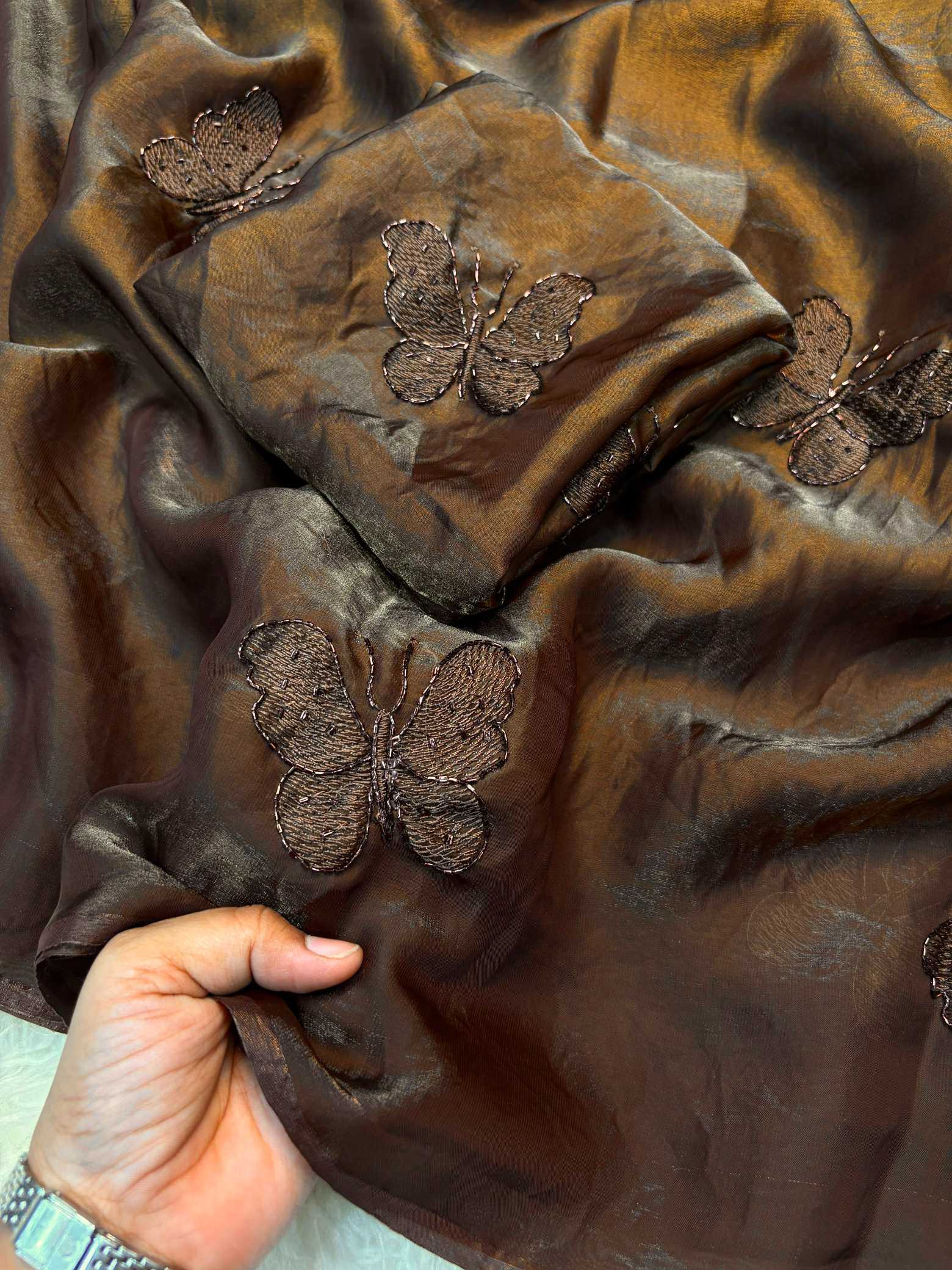 Satin Designer Saree