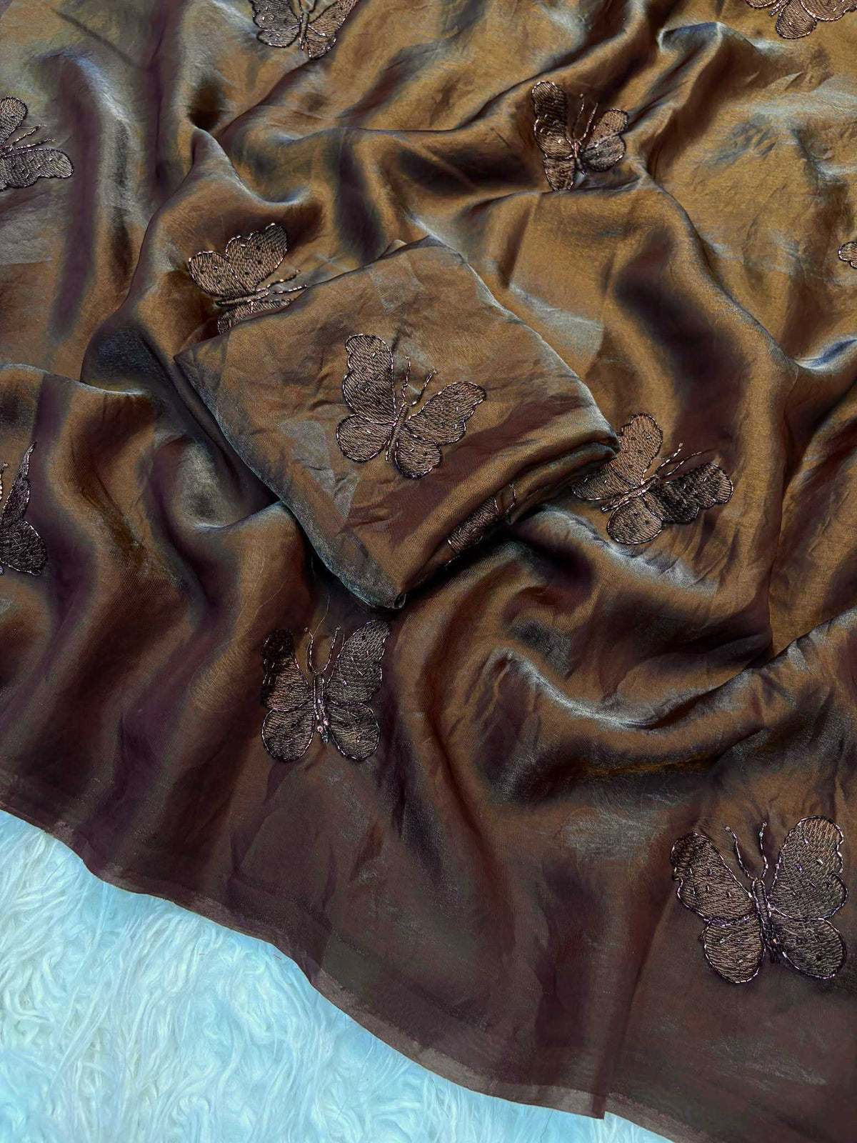Satin Designer Saree