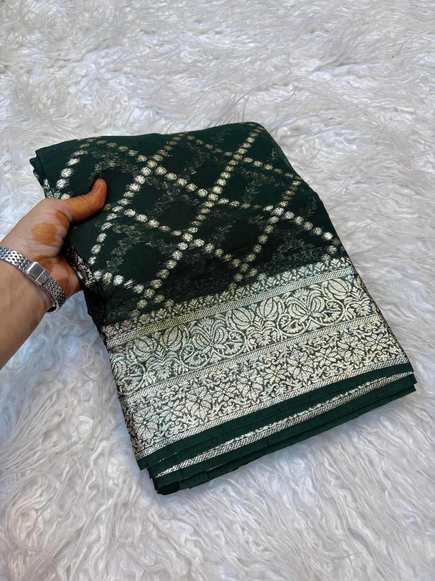 Pure Viscos Designer Saree