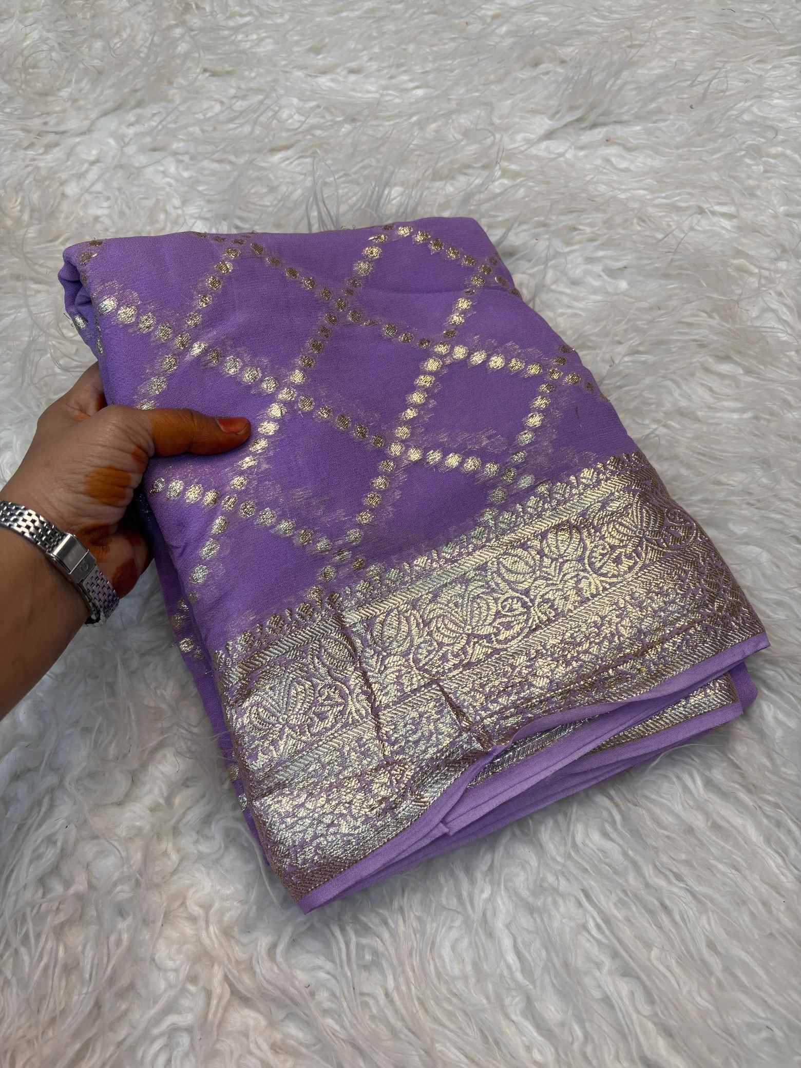 Pure Viscos Designer Saree