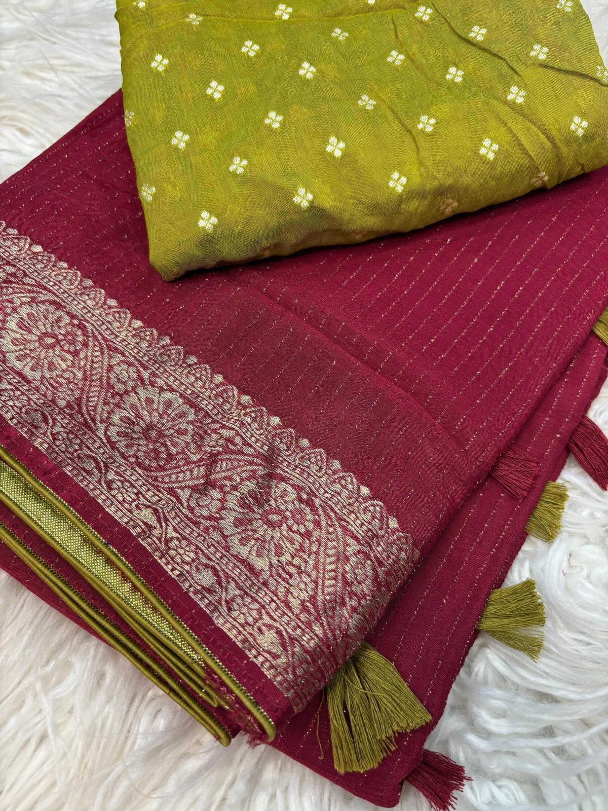 Pure Viscos Designer Saree